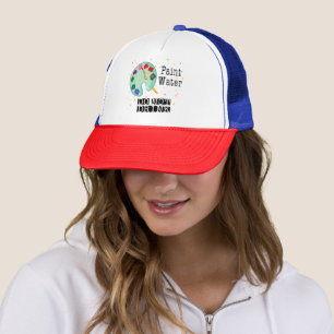 Gorra De Camionero Pintar agua no beber