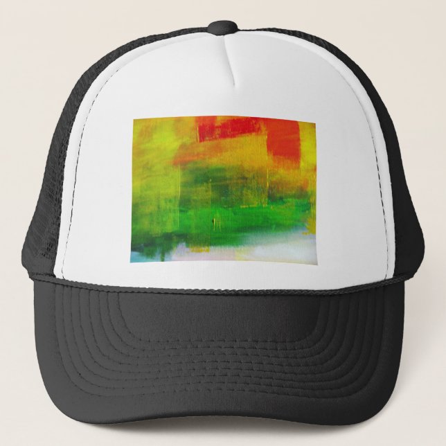 Gorra De Camionero Pintura abstracta (Anverso)