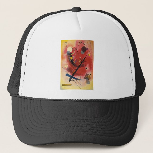 Gorra De Camionero Pintura abstracta de simulación interior (Anverso)