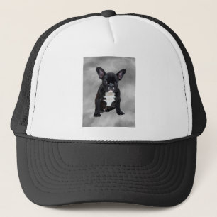 Gorra De Camionero Pintura al óleo de acuarela de Bulldog Francés sen