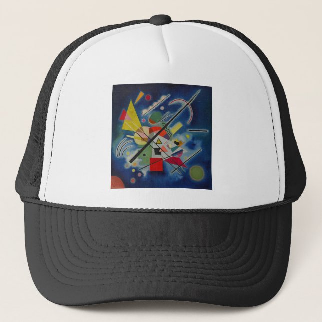 Gorra De Camionero Pintura azul de Kandinsky (Anverso)
