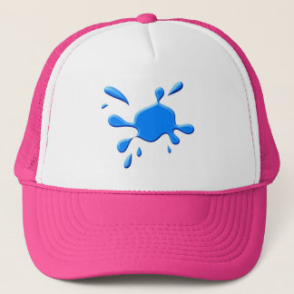 Gorra De Camionero Pintura azul Splodge
