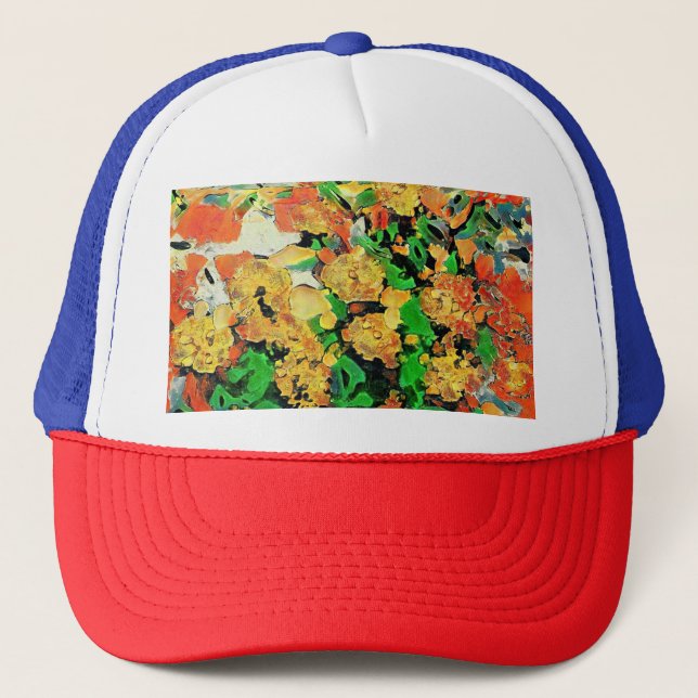 Gorra De Camionero Pintura de aceite retro: Monet Van Gogh (Anverso)
