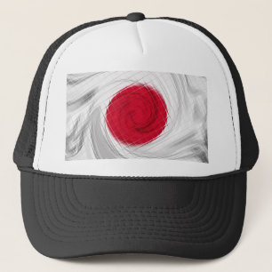 Gorra De Camionero Pintura de bandera de Japón