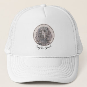 Gorra De Camionero Pintura de Boykin Spaniel - Arte de Perro Original