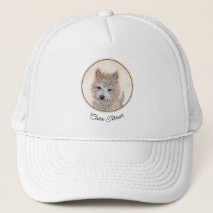 Gorra De Camionero Pintura de Cachorro de Cairn Terrier - Arte Perro
