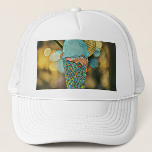 Gorra De Camionero Pintura de helados de época