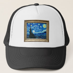 Gorra De Camionero Pintura de la noche estrellada del pintor Vincent