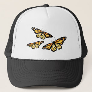 Gorra De Camionero Pintura de monarca del tapón de bola