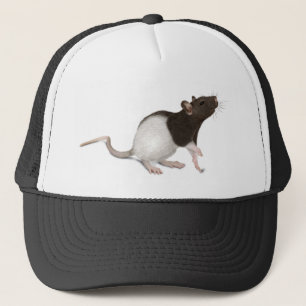 Gorra De Camionero Pintura de rata mascota