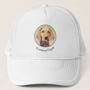 Gorra De Camionero Pintura de Vizsla con cabello alambrado - Arte Per