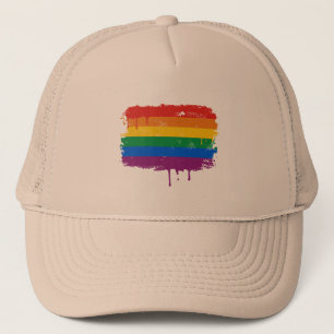 Gorra De Camionero Pintura del arco iris