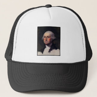 Gorra De Camionero Pintura del Presidente estadounidense George Washi