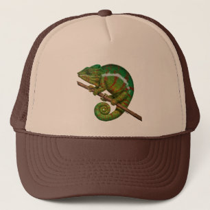 Gorra De Camionero Pintura digital de Panther Chameleon