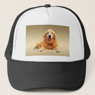 Gorra De Camionero Pintura en Acuarela de Perro Labrador Negro