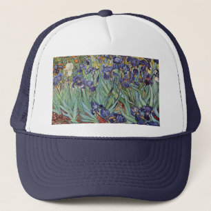 Gorra De Camionero Pintura impresionista de Van Gogh Irises