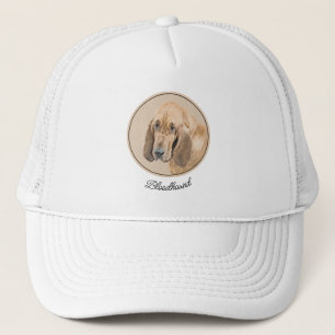 Gorra De Camionero Pintura Sangrienta - Arte Perro Original.