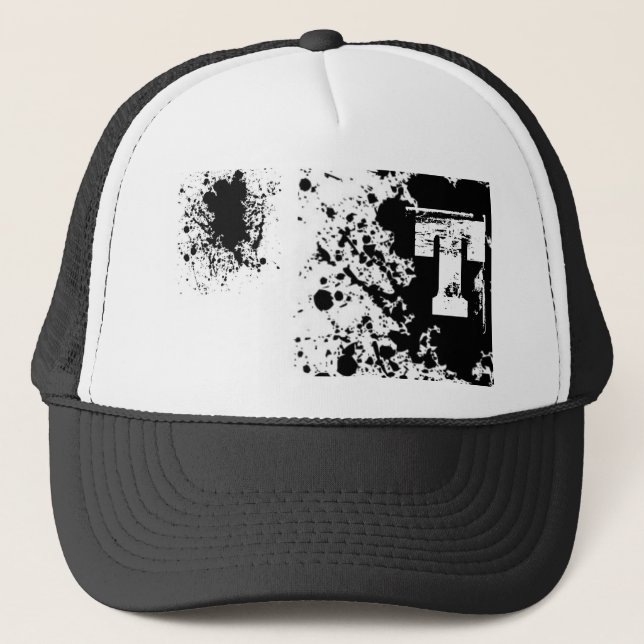 Gorra De Camionero Pintura T de la salpicadura (Anverso)