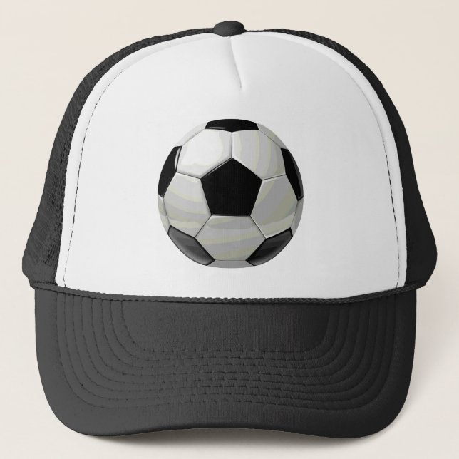 Gorra De Camionero Pintura única de fútbol (Anverso)