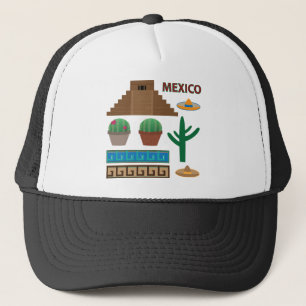 Gorra De Camionero pirámide mexicana