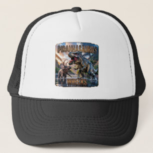 Gorra De Camionero Piranhasaurus Destruye Fotográfico – Divertido Ate