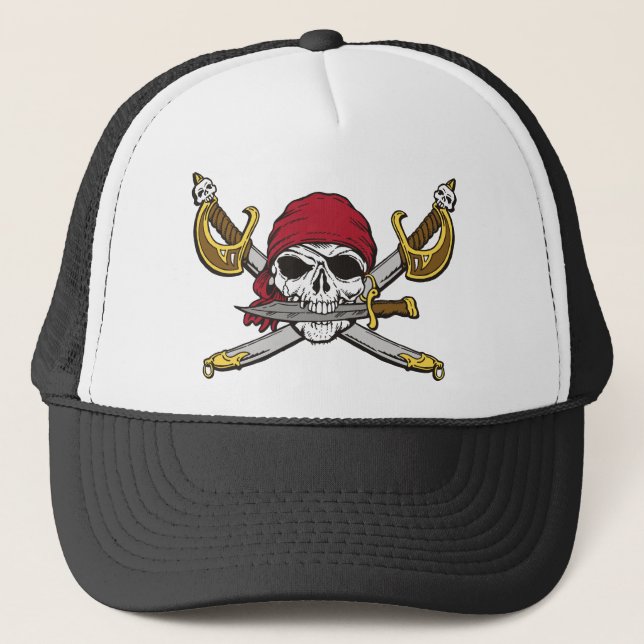 Gorra De Camionero Pirata (Anverso)
