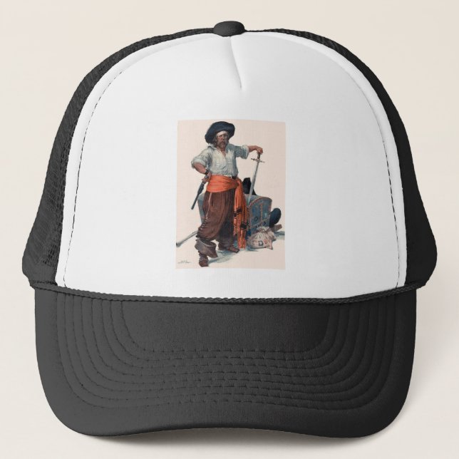Gorra De Camionero Pirata (Anverso)