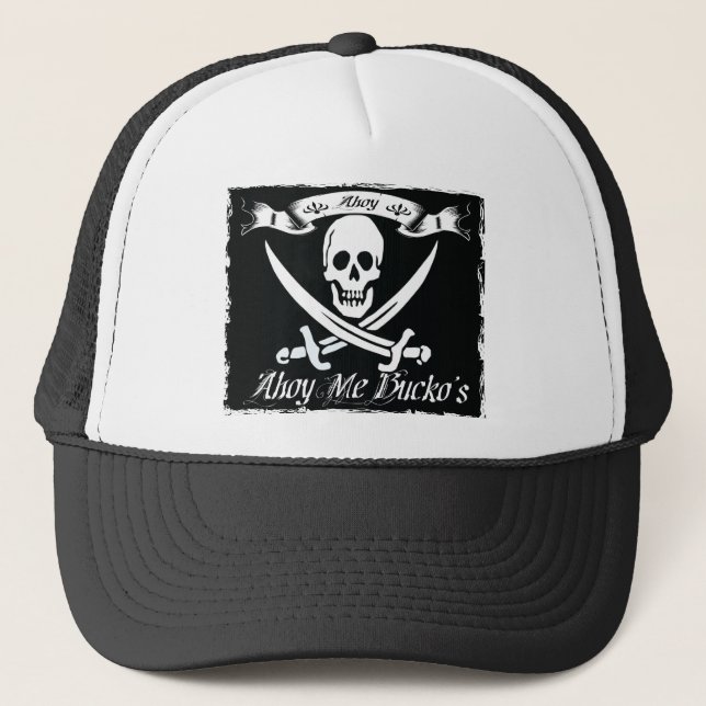 Gorra De Camionero pirata del bucko (Anverso)