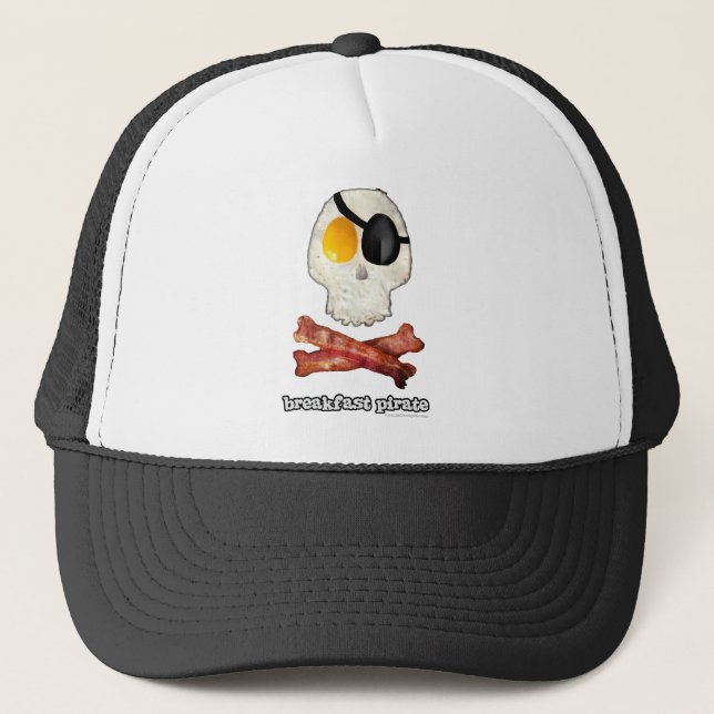 Gorra De Camionero Pirata del desayuno… (Anverso)