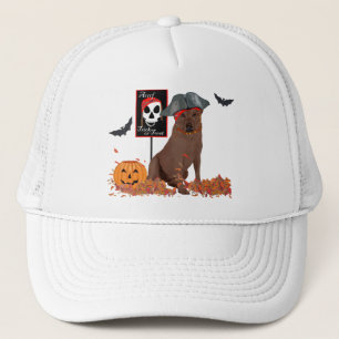 Gorra De Camionero Pirata Labrador Retriever Marrón