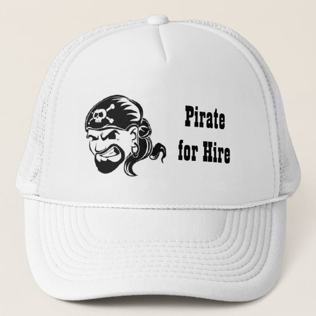 Gorra De Camionero Pirata para el alquiler (Anverso)