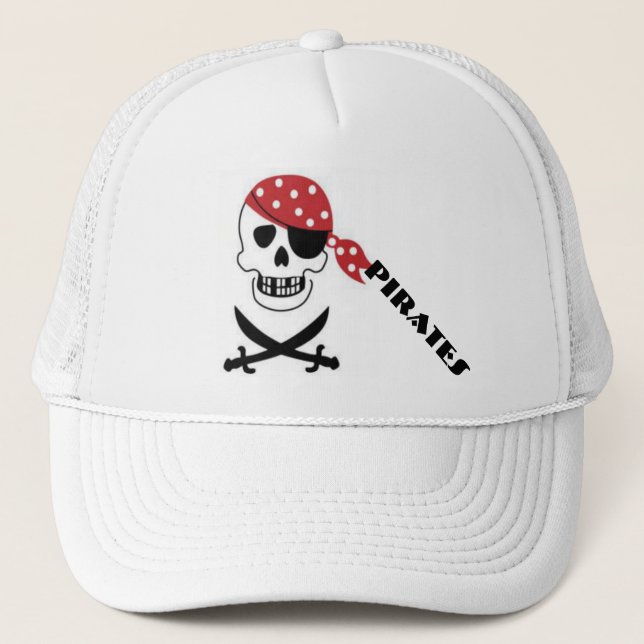 Gorra De Camionero Piratas (Anverso)