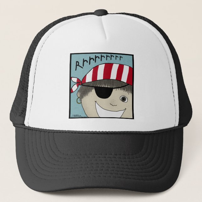 Gorra De Camionero Pirate Boy Rrrrrr (Anverso)