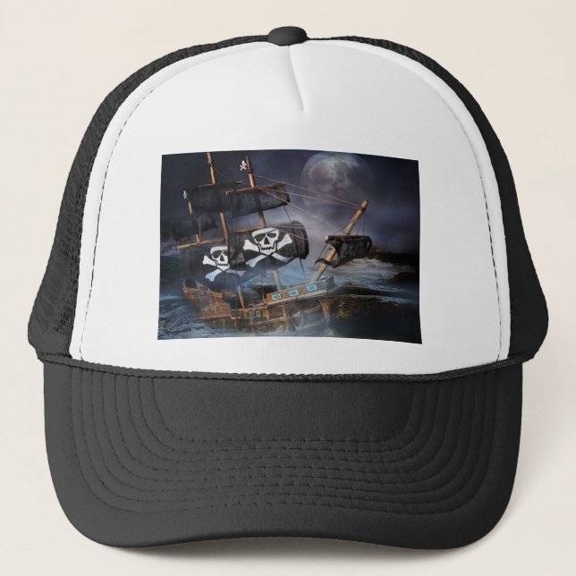 GORRA DE CAMIONERO PIRATE GHOST SHIP (Anverso)