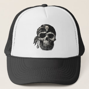 Gorra De Camionero Pirate Skull
