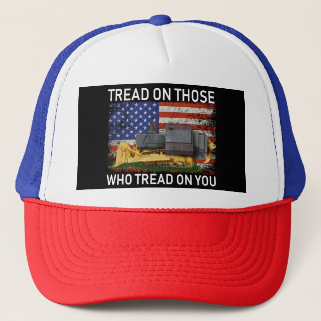 Gorra De Camionero pisa a los que pisan tu camiseta clásica Ro (Anverso)
