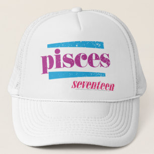 Gorra De Camionero Piscis púrpuras