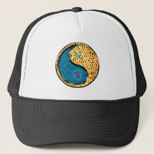 Gorra De Camionero Piscis y Jabalí de Fuego