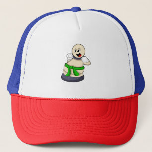 Gorra De Camionero Pista de ajedrez peatada en ajedrez