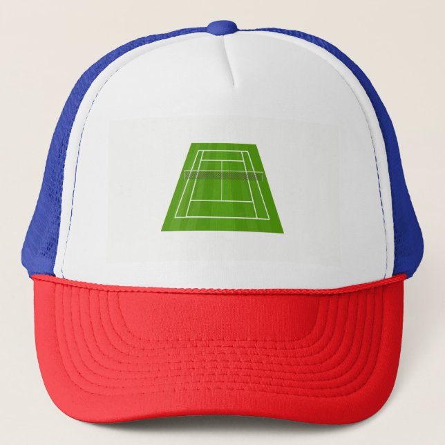 Gorra De Camionero Pista de tenis (Anverso)