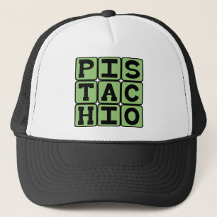 Gorra De Camionero Pistacho, nuez de refrigerio