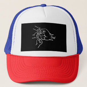 Gorra De Camionero Pistola De Puño Papá De Tres Padres De Tres Papi F