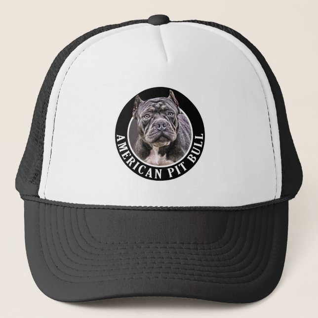 Gorra De Camionero Pitbull americano 002 (Anverso)