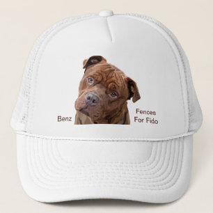 Gorra De Camionero Pitbull "Benz" de las cercas para el casquillo de