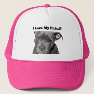Gorra De Camionero Pitbull negro Editable