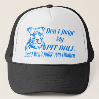 GORRA DE CAMIONERO PITBULL NO JUZGAN