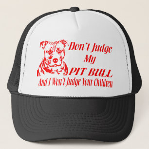 GORRA DE CAMIONERO PITBULL NO JUZGAN