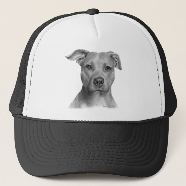 Gorra De Camionero Pitbull Terrier americano (Anverso)