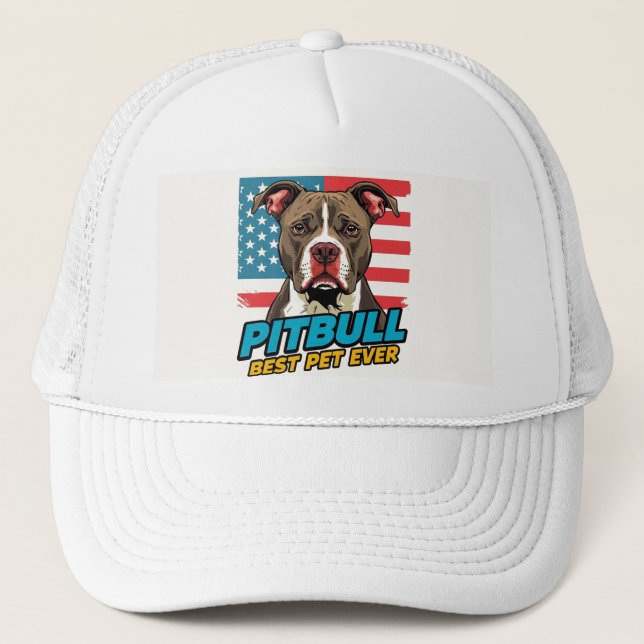 Gorra De Camionero Pitt Bulls Are The Best Pet Ever (Anverso)