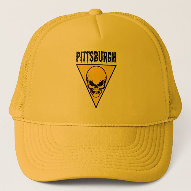 Gorra De Camionero Pittsburgh Skull (Anverso)